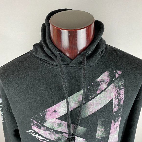 Panic! At The Disco Triangle Galaxy Hoodie Sweatshirt Size XL Pop Rock Punk Emo - Picture 3 of 12
